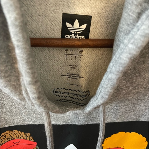 Adidas x Beavis and Butthead Hooded Sweatshirt - Picture 4 of 6